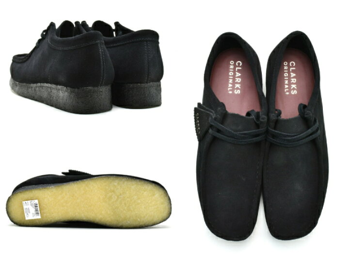 楽天市場】クラークス ワラビー ロー CLARKS WALLABEE UK規格 ブラック 