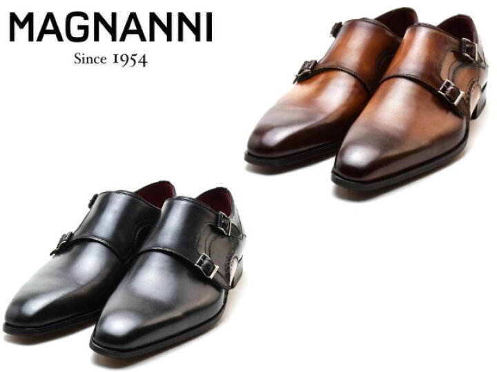 楽天市場】マグナーニ ダブルモンクストラップ MAGNANNI 18903 メンズ 