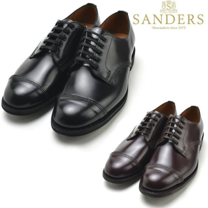 楽天市場】サンダース 靴 ストレートチップ SANDERS MILITARY DERBY 