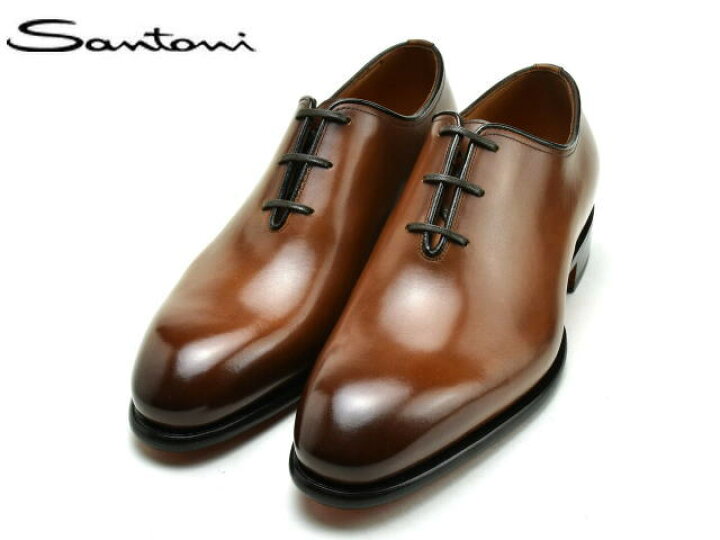 楽天市場】サントーニ Santoni ホールカット 16229 ブラウン メンズ 