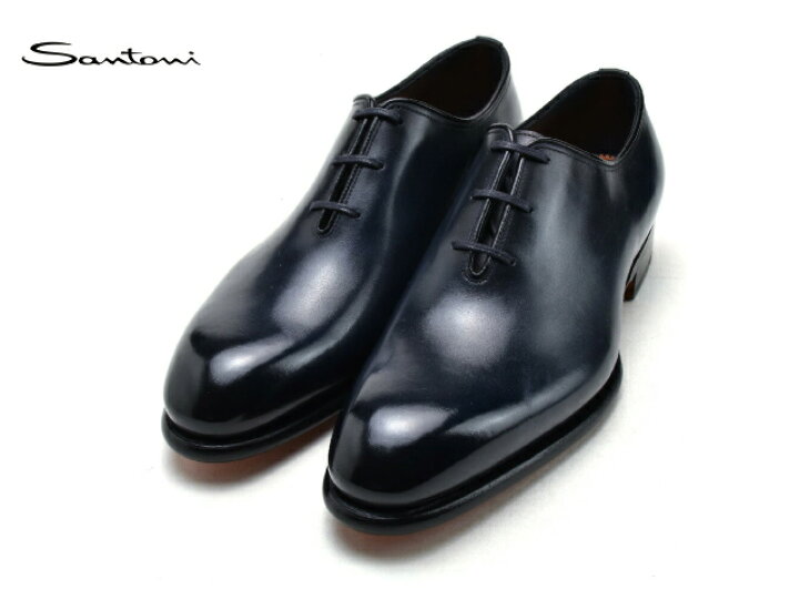 楽天市場】サントーニ Santoni ホールカット ダークブルー 16229 