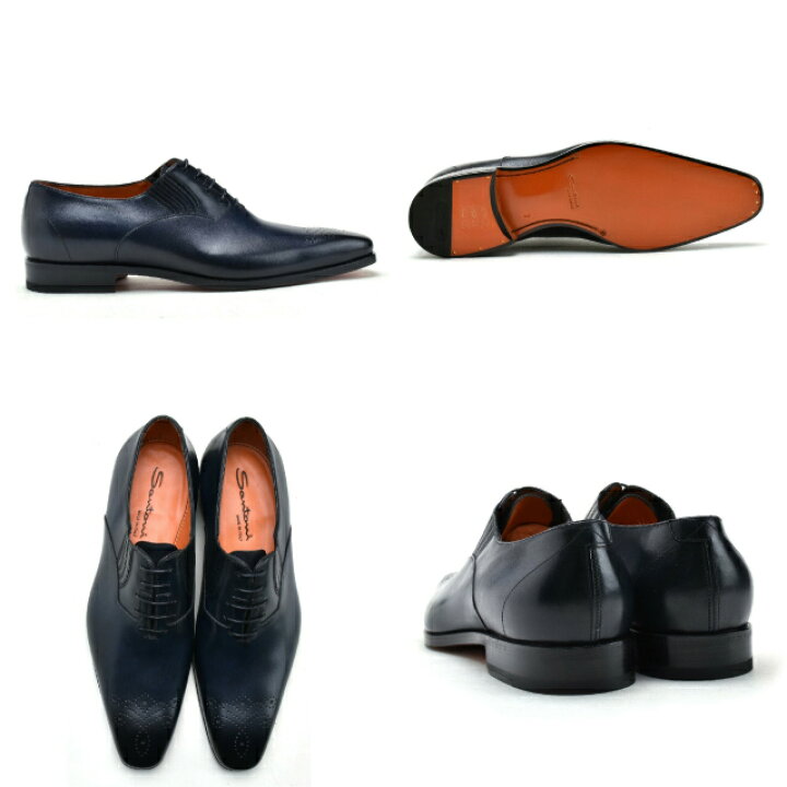 楽天市場】サントーニ Santoni ホールカット ダークブルー 16812 