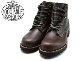 ウルバリン 1000マイルブーツ ウルヴァリン WOLVERINE 1000MILE BOOTS AXEL W990103 ブラウン Made in USAメンズ ブーツ men's boots