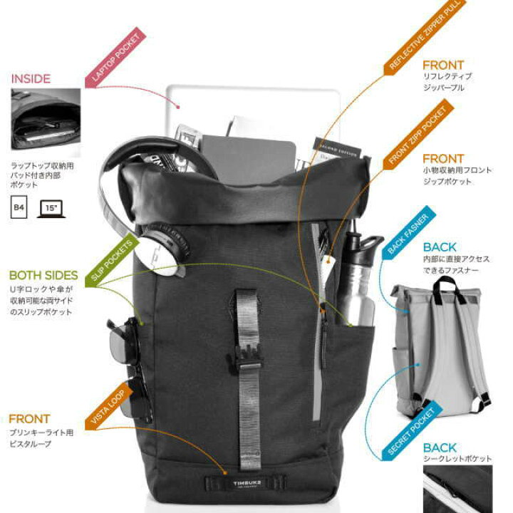 楽天市場】TIMBUK2 ティンバック2 バックパック リュック メンズ 