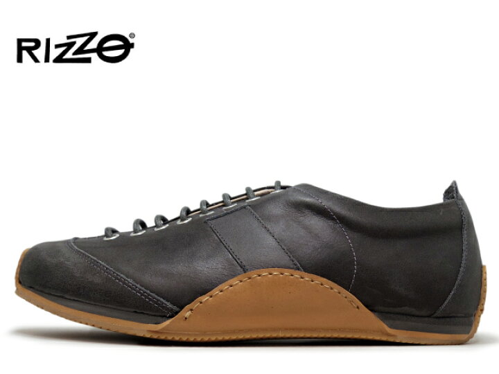 楽天市場】リゾ メンズ スニーカー レザー RIZZO 2452 NEGRO BLACK 