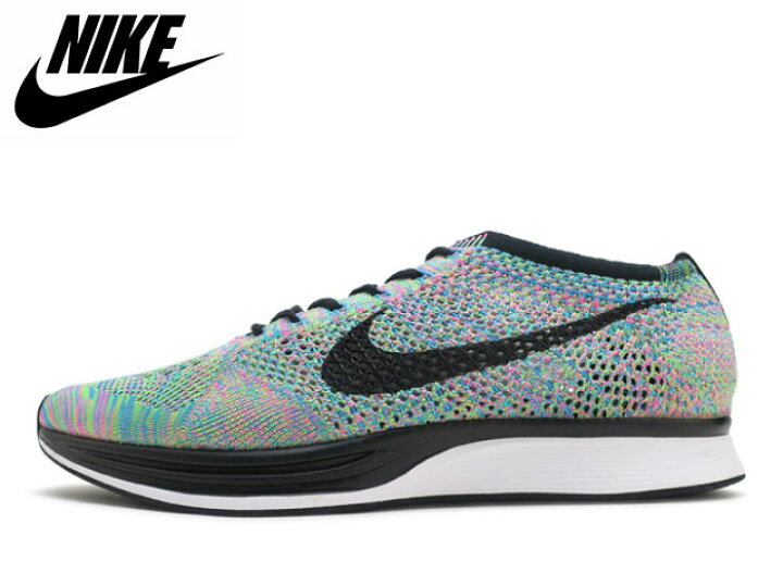 楽天市場 ナイキ Nike フライニット レーサー レインボー マルチ グリーン Nike Flyknit Racer Rainbow Multi 304 スニーカー Sneaker ブーツとスニーカー Face To Face