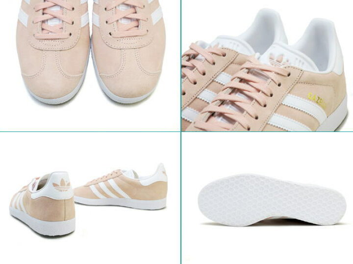 楽天市場 アディダス ガゼル ガッツレー レディース スニーカー Adidas Gazelle W Ba9600 ピンク ホワイト ゴールド Sneaker ブーツとスニーカー Face To Face