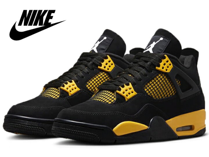 楽天市場】ナイキ エア ジョーダン 4 レトロ サンダー NIKE AIR JORDAN 