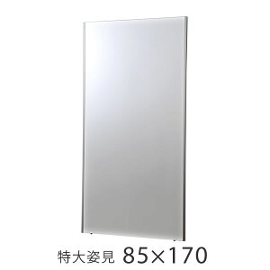 鏡 割れない 高精細 無料壁付フック付 特大姿見 壁掛け立掛けミラー 85×170cm リフェクス REFEX NRM-7 カスタマイズ可 鏡 全身鏡 姿見 壁掛け 割れない フィルムミラー スポーツ ヨガ フィットネ