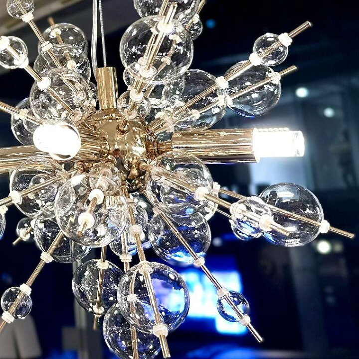 楽天市場】バブルシャンデリア LED 照明 4灯 ミニサイズ 天井照明 