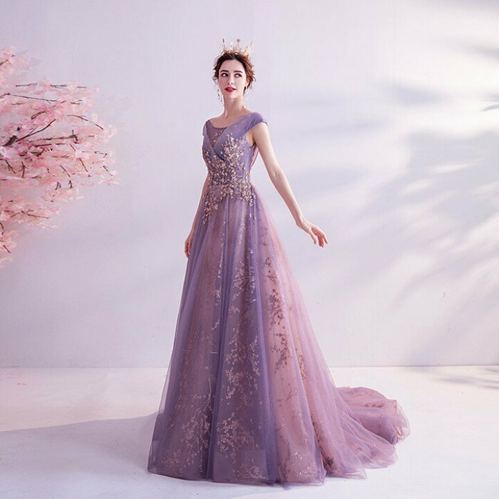 楽天市場】カラードレス ｳｴﾃﾞｨﾝｸﾞ【着後ﾚﾋﾞｭｰ特典】繊細な刺繍の  