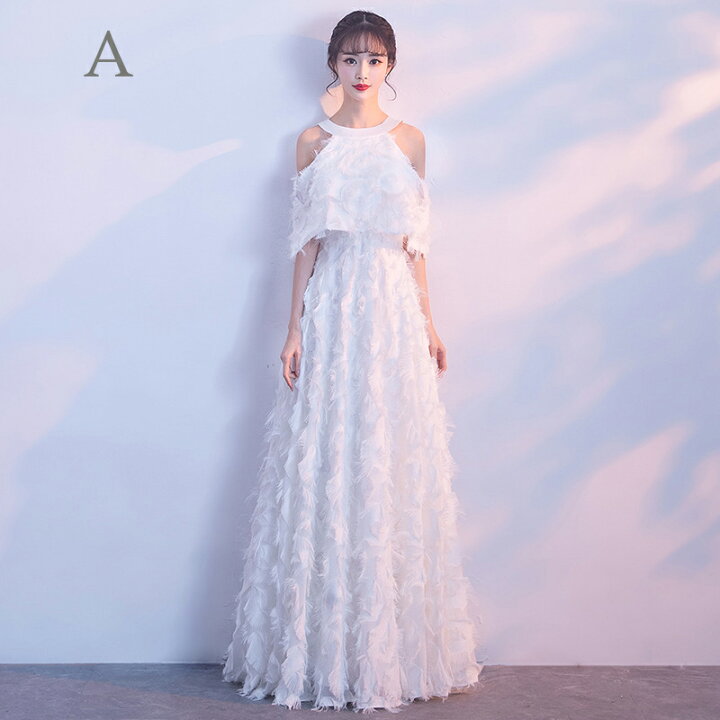 楽天市場】前撮り ドレス ウエディングドレス【着後レビュー特典  