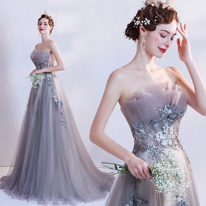 楽天市場】カラードレス ウェディングドレス ﾛﾝｸﾞ 前撮りドレス【着後  