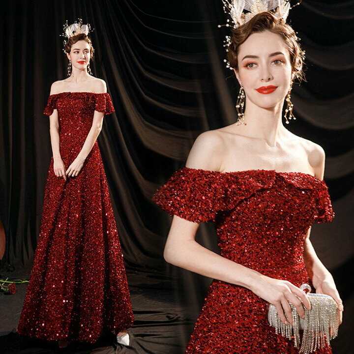 楽天市場】カラードレス ウェディングドレス お色直し【着後ﾚﾋﾞｭｰ特典  