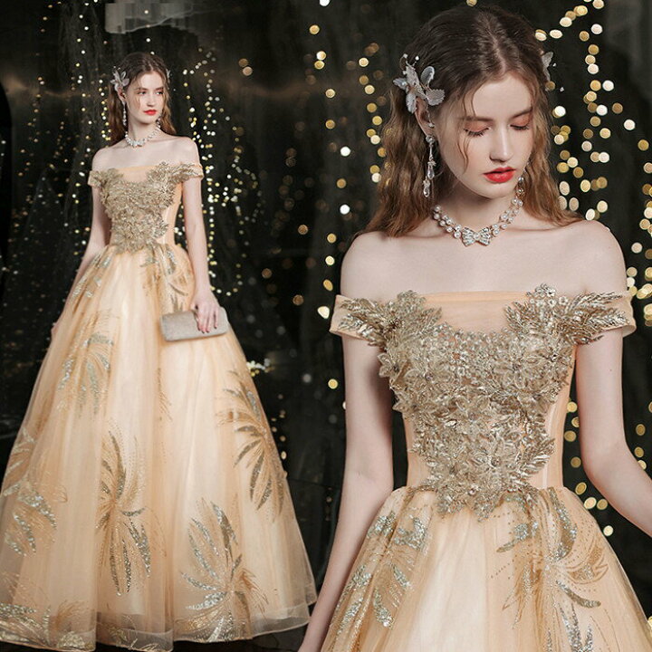 楽天市場】カラードレス 前撮りドレス 【着後ﾚﾋﾞｭｰ特典】キラキラ輝く  