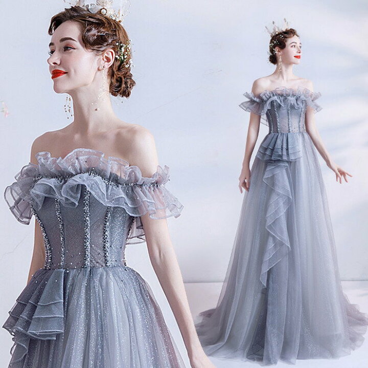 楽天市場】カラードレス ウェディングドレス ﾛﾝｸﾞ 【着後ﾚﾋﾞｭｰ特典  