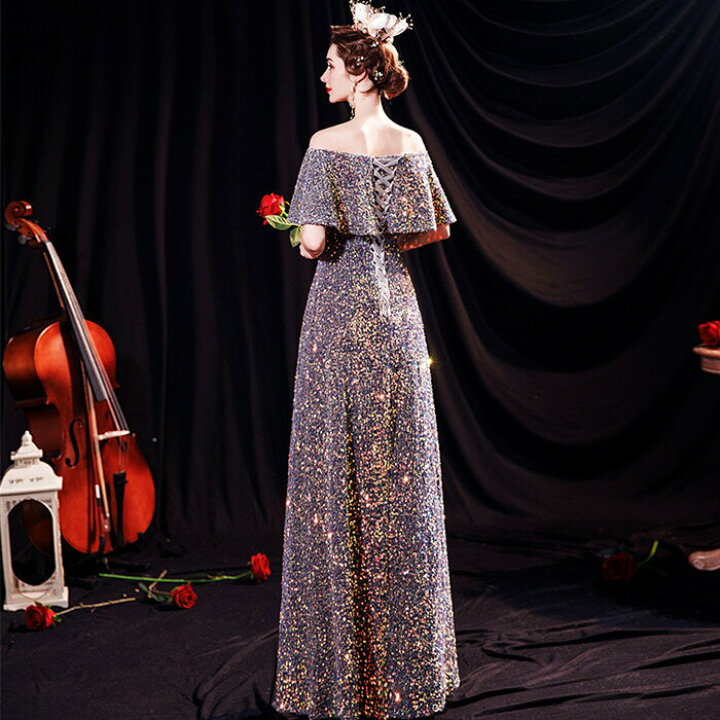 楽天市場】カラードレス ウェディングドレス ロング 【着後ﾚﾋﾞｭｰ特典  