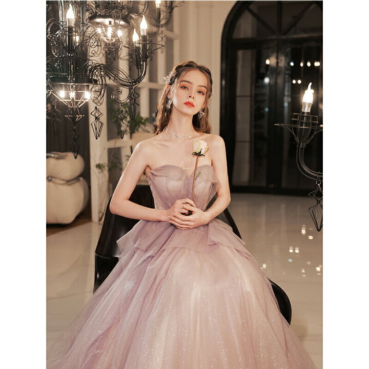 楽天市場】カラードレス ウェディングドレス お色直し【着後レビュー  