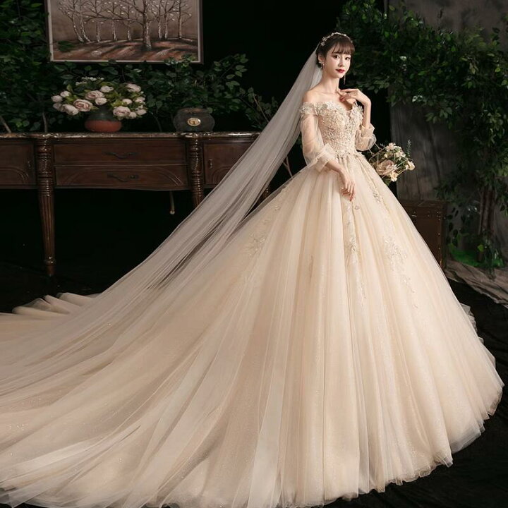 楽天市場】プリンセスラインドレス ウェディングドレス【着後ﾚﾋﾞｭｰ特典  