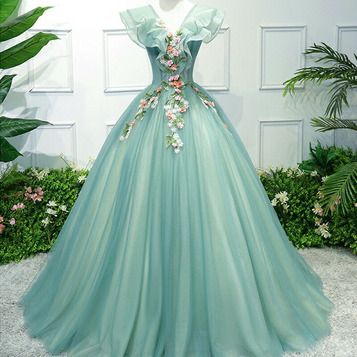 楽天市場】【着後レビュー特典】立体的な花の刺繍が美しいドレス 