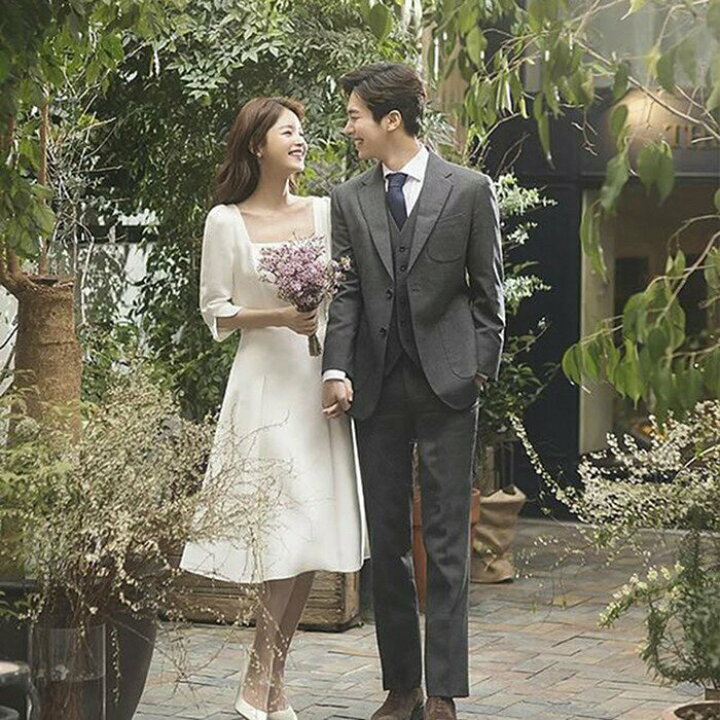 楽天市場】ウェディングドレス ミニドレス【着後ﾚﾋﾞｭｰ特典】ｸﾗｼｶﾙで  