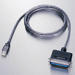 パラレル接続のプリンタをUSBで接続できるコンバータ エレコム USB １着でも送料無料 PCtoパラレルプリンターケーブル UC-PGT 後払い決済不可商品 代引 セットアップ