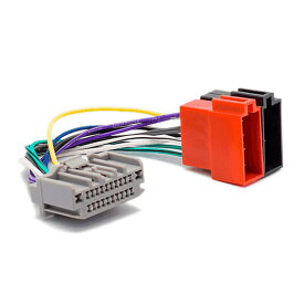 ca-12-134c カーオーディオISO変換可能ハーネスケーブル JEEP ジープ (24 PIN) コマンダー コンパス チェロキー リバティ パトリオット ラングラー JK PK WH WK デッキ、ナビ交換時に最適 (ハーネス カプラー 変換ケーブル 接続ケーブル ナビゲーション)