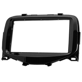 ca-ci11-591a 2DIN AVインストールキット Peugeot プジョー 108 (2014-2021 H26-R03) ナビ取付フレーム オーディオフェイスパネル (ナビ ナビフレーム カーナビ ナビゲーション 車 オーディオ パネル ドレスアップ アクセサリー 車内 内装パーツ 交換 取り付け)