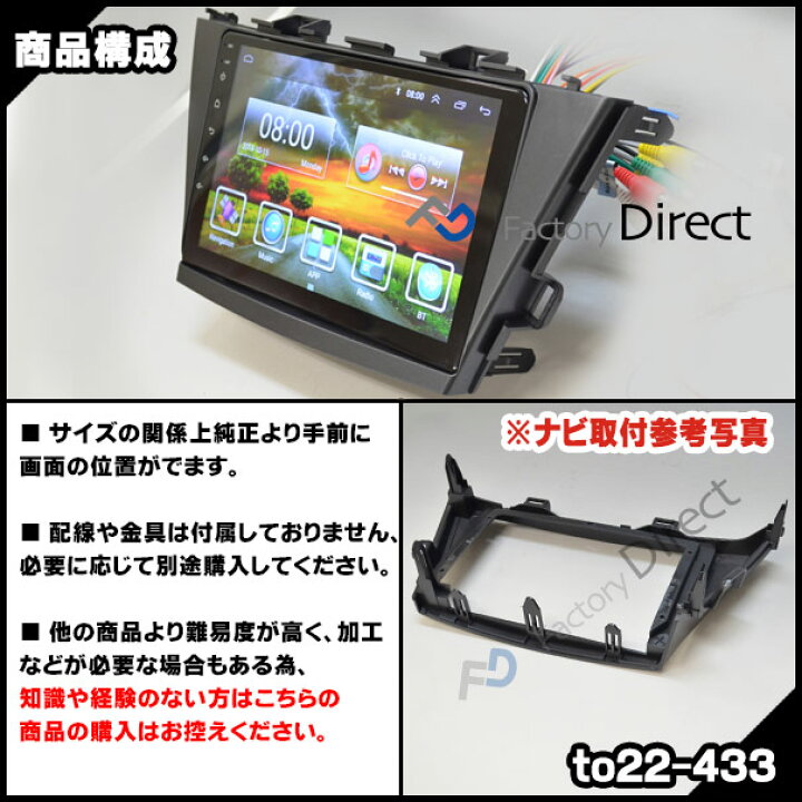 楽天市場】ca-to22-433a 海外製9インチ向け PPRIUS α プリウスα (40系 