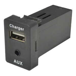 yszusb-to-i TOYOTA g^Ԍn (32mm) 3.5mm 3Ƀ~jvOAUX̓|[g & USB[d|[g (Type-A USB2.0[q) 󂫃|[gLp ( XCb`pl XCb`z[Jo[ US