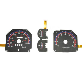 el-sz03bk ブラックパネル Jimny ジムニーJA11V (1990-1995 H02-H07) SUZUKI スズキ ELスピードメーター パネル レーシングダッシュ製 (スピードメーター ELメーター メーターパネル ELパネル ELシート 車用品 ドレスアップ カスタムパーツ カーアクセサリー)