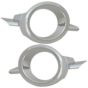 ri-mz411-03 フォグライト用 Premacy プレマシー(CR系 後期 H19.07-H22 2007.07-2010) MAZDA マツダ クロームメッキトリム ガーニッシュ カバー (フォグランプ 車用品 ドレスアップ 外装 エクステリア カスタ