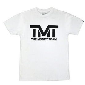 tmt-ms104-2wk THE MONEY TEAM ザ・マネーチーム TMT CLASSIC 白ベース×黒 フロイド・メイウェザー ボクシング 男性 メンズ ホワイト プリント アメリカ 国旗 TMT WBC WBA( かっこいい ティシャツ ティーシャツ 半袖 )