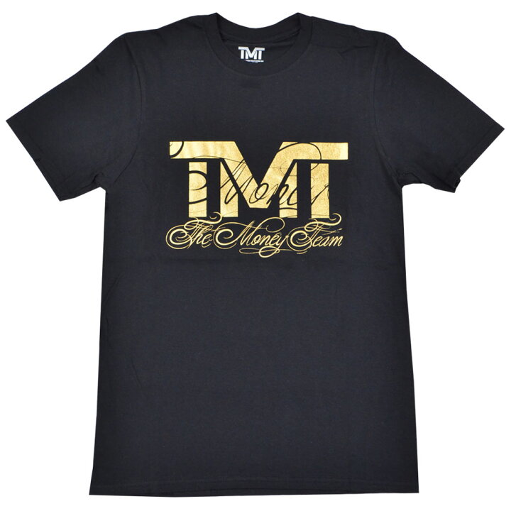 楽天市場】tmt-ms5005-2kg ザ・マネーチーム Tシャツ RINGSIDE GOLD 黒 