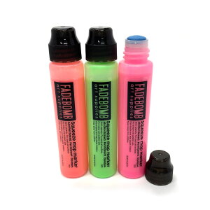 FADEBOMB Squeeze mop marker S08 ���� �y�C���g�}�[�J�[ NEON COLOR �u���F�yS08�z