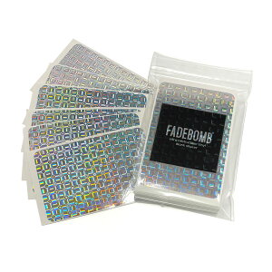 �y���x��50���zFADEBOMB Grid hologram eggshell sticker /�z���O���� �G�b�O�V�F���X�e�b�J�[(90mmx60mm) �y���[����OK�z