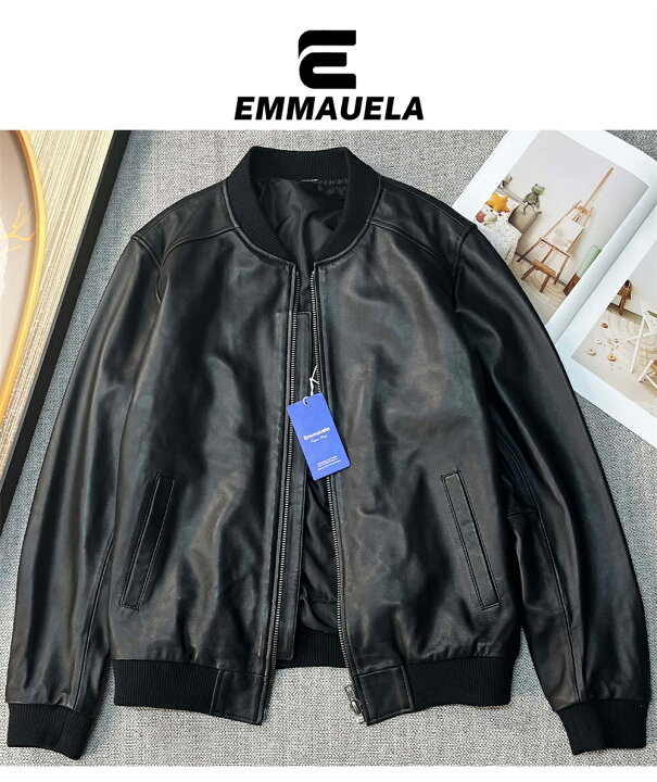 楽天市場】レザージャケット EU製 Emmauela イタリア ミラノ発 最高級 