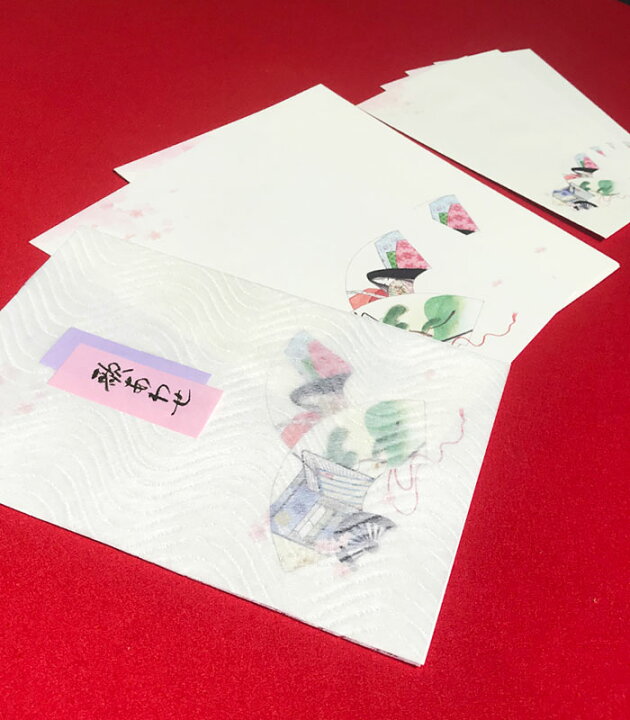 楽天市場 レターセット 春 便箋 封筒 王朝絵巻 姫 送料無料 歌あわせ Flu 3 和風 和紙 縦書き 横書き おしゃれ 便箋12枚 封筒4枚 姫 十二単 手紙 和紙 挨拶 お礼 季節 年中 春 夏 秋 冬 歌あわせ 福井朝日堂 京都 F A