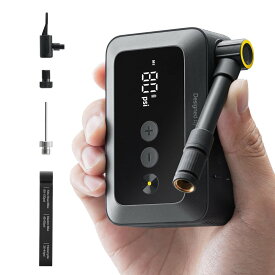 HOTO エアポンプ Pocket 電動 空気入れ USB充電式 Type-C 軽量 強力 空気抜き 携帯式 2000mAh大容量バッテリー デジタルディスプレイ 誕生日プレゼント 男性 父 彼氏 プレゼント 父の日 車 自転車 バイク ボール アウトドア ボード 電動空気入れ タイヤ 空気ポンプ