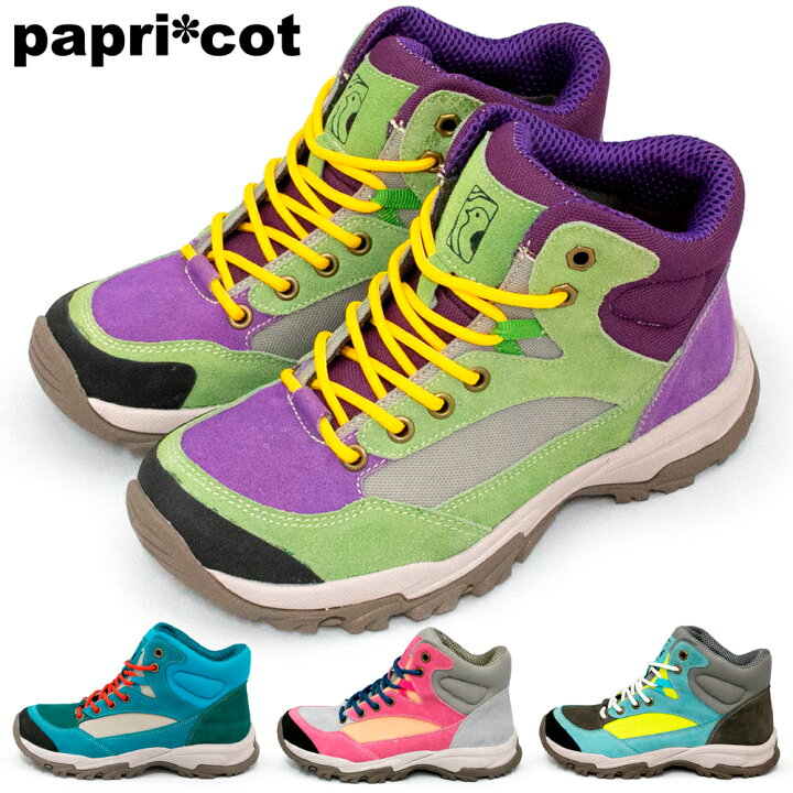 楽天市場 Papricot トレッキングシューズ レディース ハイカット 登山靴 防水 軽量 本革 レザー トレッキング ハイキング アウトドア キャンプ ブーツ シューズ 靴 おしゃれ かわいい カラー 色 23 23 5 24 24 5 Ecl 7002 守足雑貨