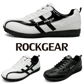 ROCKGEAR ゴルフシューズ メンズ 靴 スパイクレス シューズ 快適 軽量 蒸れにくい 中敷き 防滑ゴム ラバーソール 靴底 スパイクレスゴルフシューズ ロックギア 紳士 靴 シューズ rg710