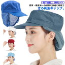 食品工場 2枚セット 帽子 衛生キャップ 衛生帽子 レディース 食品加工 天メッシュ 衛生キャップ たれ付 男女兼用 キャップ 髪の毛 異物混入防止 作業用帽子 食品工場 メンズ 衛生管理者 菓子工場 給食室 白衣 調理 検品作業 制服 ユニフォーム 帽子 吸汗速乾
