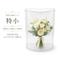 ブーケケース 背面半透明 特小 ブーケ ケース ブライダルケース フラワーケース W32cm D21cm H45cm 結婚…
