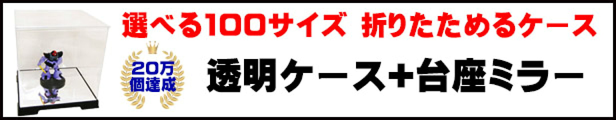 台座がミラータイプのケースです。