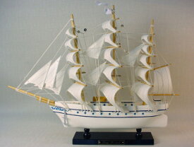帆船模型 モデルシップ 完成品 No232 スタッグハンド ホワイト 新築祝 開業祝 お祝い 門出 職人手作り品
