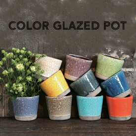 鉢植え プランター おしゃれ かわいい 花 栽培 3号鉢 ガーデンポット 陶器 鉢 豊富なカラー