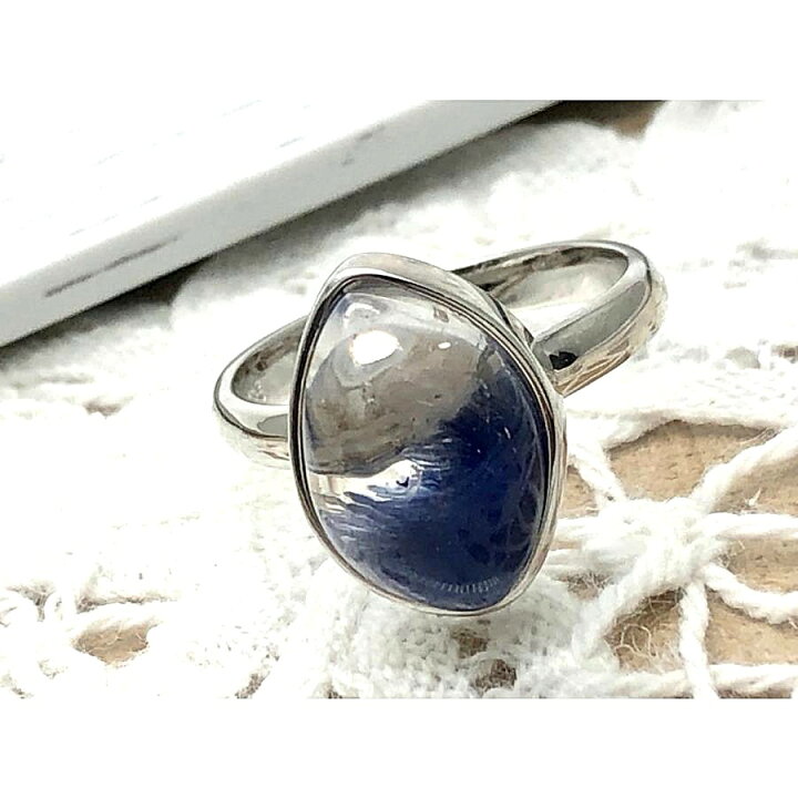 楽天市場】デュモルチェライトインクォーツ リング 天然石  