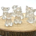 水晶 チワワ 犬 1個 パワーストーン 天然石 ハンドメイド 素材 バラ売り