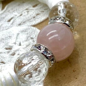 パワーストーン ブレスレット 天然石 ローズクォーツ シェル セール ハンドメイド アクセサリー プレゼント 女性 男性 ギフト 運気 幸運 オリジナル メンズ レディース