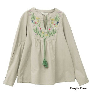 [�V��] People tree ��D��I�[�K�j�b�N�R�b�g�� �t�����[��h�J �y�U���g�u���E�X �Z�[�W�O���C�iM�^L�j�y�s�[�v���c���[�z